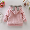 Autumn cartoon jacket, velvet scarf, rabbit, winter sweatshirt, Aliexpress, new collection