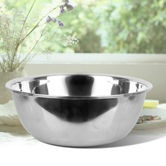 Manufacturer's Thickened Stainless Steel Rice Sieve Three-Piece Set Washing Rice Sieve Fruit and Vegetable Basin Multifunctional Basin Gift Set