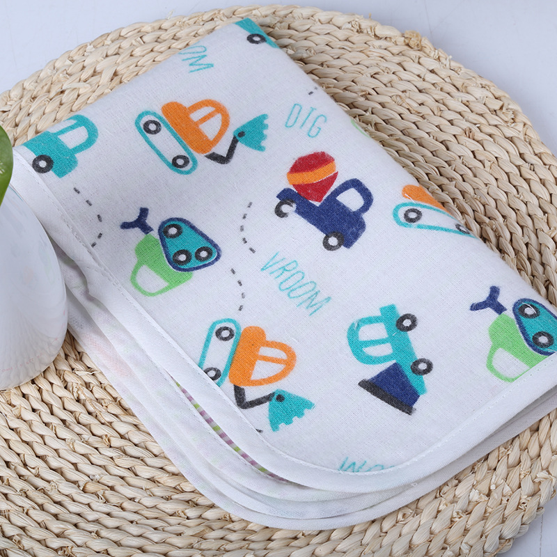 Baby Four Seasons universal three-layer bamboo fiber washed pure cotton diaper pad waterproof breathable baby diaper pad