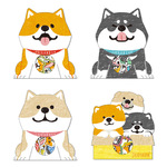 创意可爱柴犬伙伴.狗狗贴纸包  手帐diy咕盘日记装饰贴纸 30枚 入
