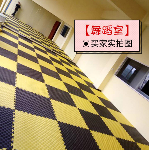 Tianli High-Density EVA Taekwondo Mat with 3.0mm Thickness, Non-Slip Interlocking Foam Mat 100*100 cm
