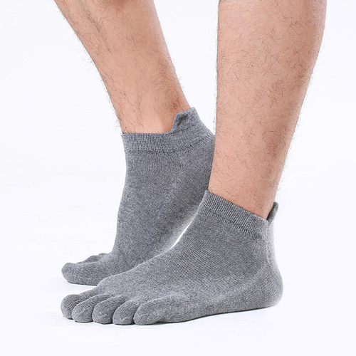 专业批发棉袜短筒低帮日本外贸五指袜夏季透气运动袜分趾袜子男士