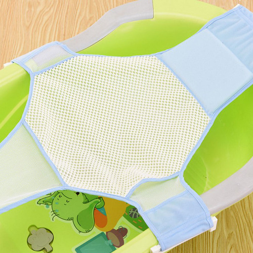 Infant and child bath net baby bath bed net pocket cross universal adjustable newborn bath tub bracket bath net