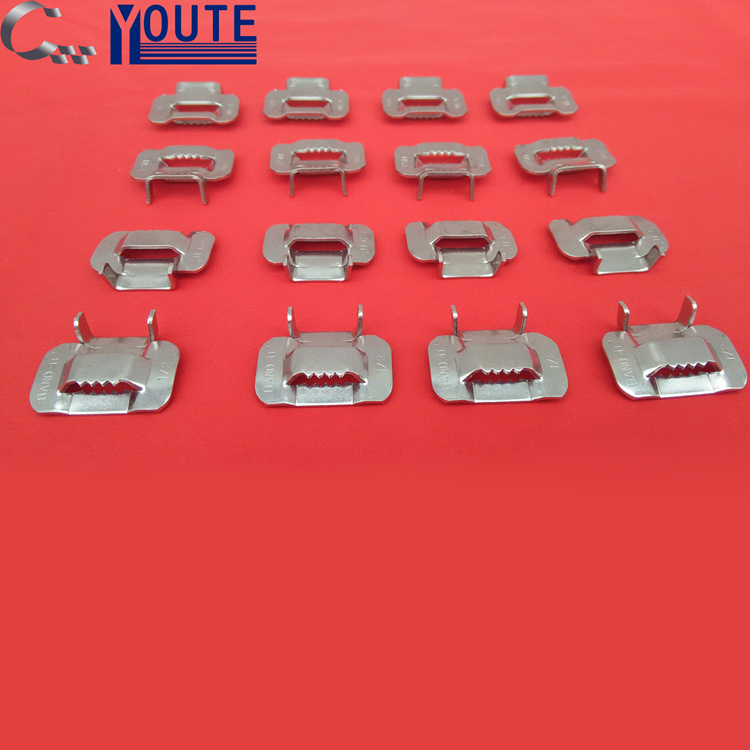 201 304 316 材质12.7mm牙扣不锈钢打包扣不锈钢打包带配套搭扣