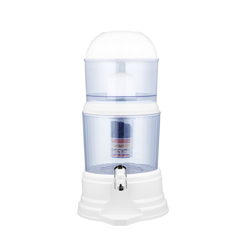 Exportación transfronteriza de gran capacidad purificador de agua de múltiples capas filtro de carbón activado 18L purificador de cerámica purificador de agua de escritorio