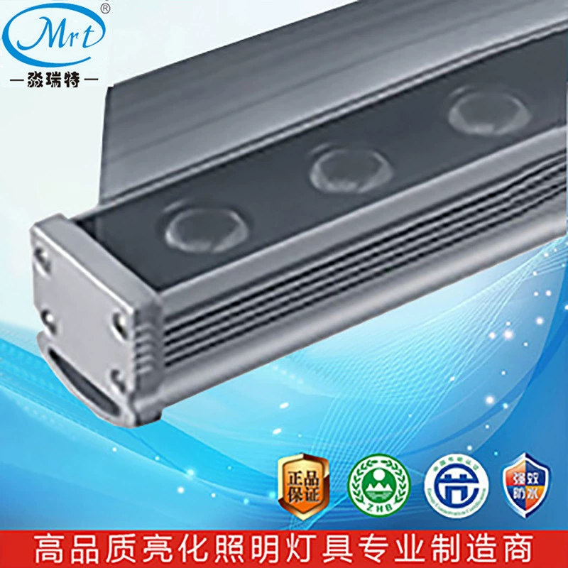 Линия шайба 30В проекции стены контура здания афиши РГБ наивысшей мощности СИД монокроме стены контура