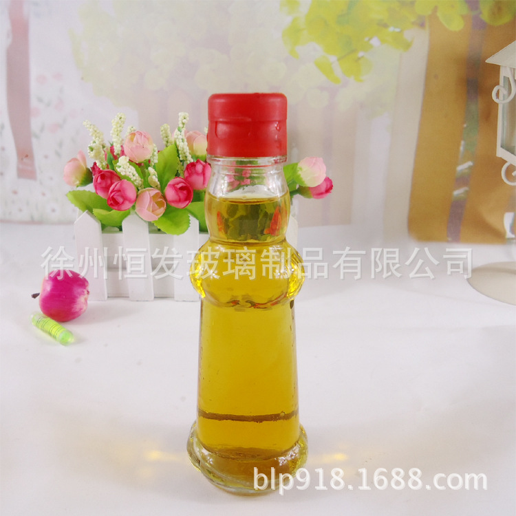 厂家直销芝麻油瓶密封玻璃油醋瓶 100ml香油瓶玻璃瓶包装带盖批发