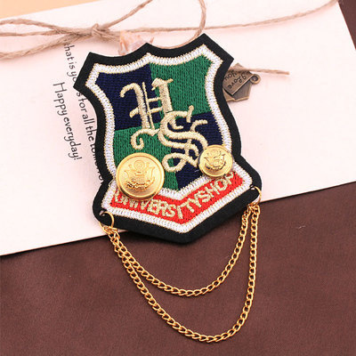 韓国版新型ファッション韓国男女学院風流蘇肩章スーツブローチバッジ勲章アクセサリー卸売り