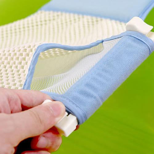 Infant and child bath net baby bath bed net pocket cross universal adjustable newborn bath tub bracket bath net
