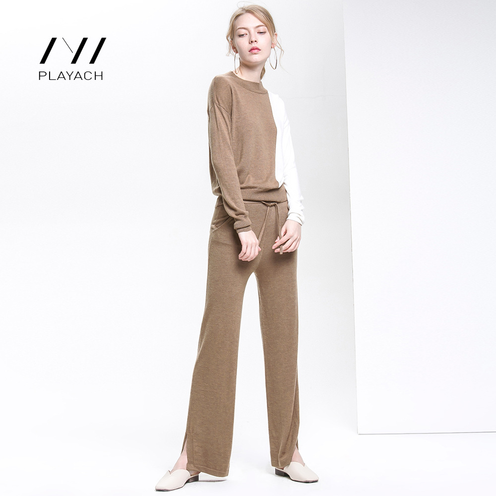 Autumn sports woolen knitted fashionable sweater for leisure