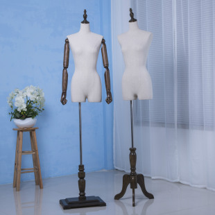 Korean Style Thick Hemp Split Leg Girl Model Props Window Display Model Rack Women's Props Table Women's Half Body