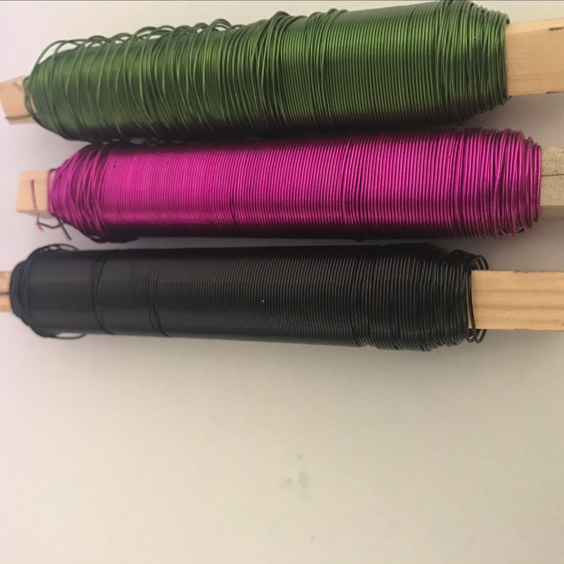 手工DIY 细软铁丝饰品装饰彩色丝 彩色软铁丝 圣诞节DIY手工用丝