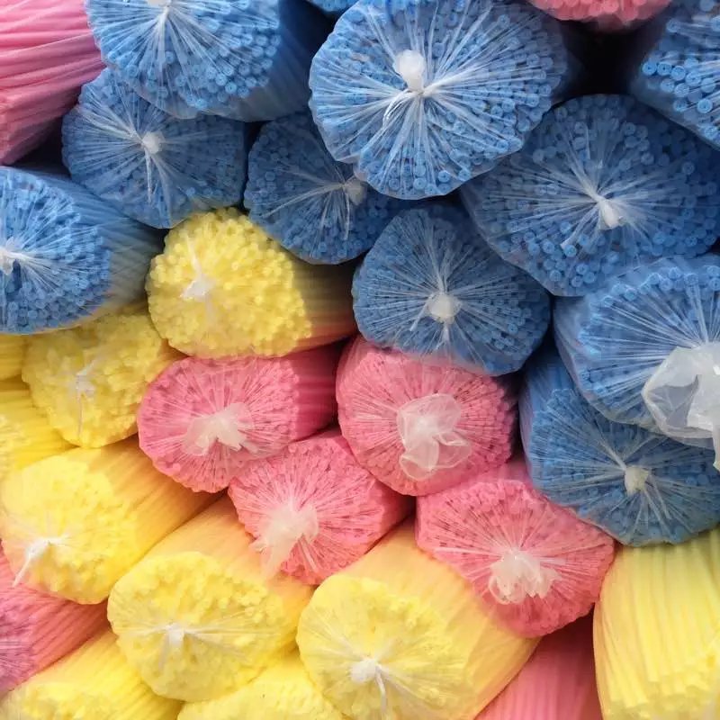 珍珠棒呼啦圈珍珠棉绳泡沫棒彩色珍珠棉棒泡沫绳幕墙填缝健身设备