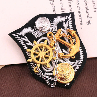 韓国版新型ファッション韓国男女学院風流蘇肩章スーツブローチバッジ勲章アクセサリー卸売り