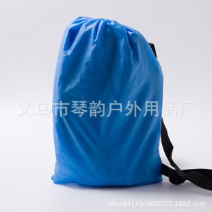 Factory Outdoor Portable Lazy Inflatable Sofa Folding Fast Inflatable Bed Beach Air Sofa Sleeping Bag Single Person
