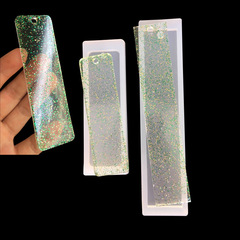 Full-mirror-size handmade blank bookmarks, silicone molds for dried flower bookmarks, resin molds, wholesale handmade molds