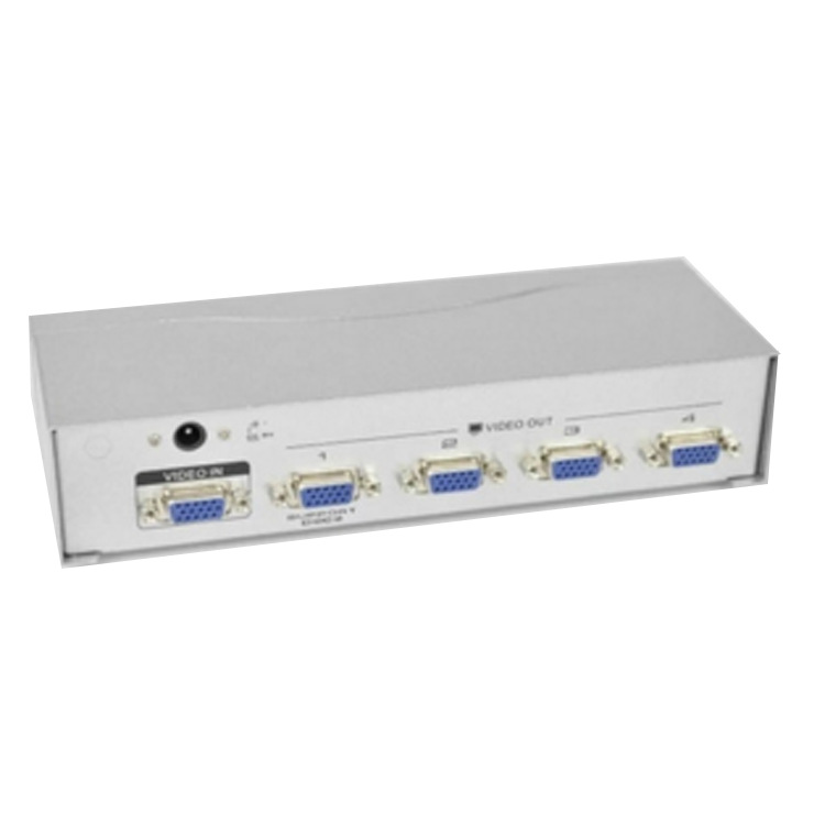 4口VGA分配器 VGA1进4出 VGA分配器 电脑电视分配器 VGA分屏器