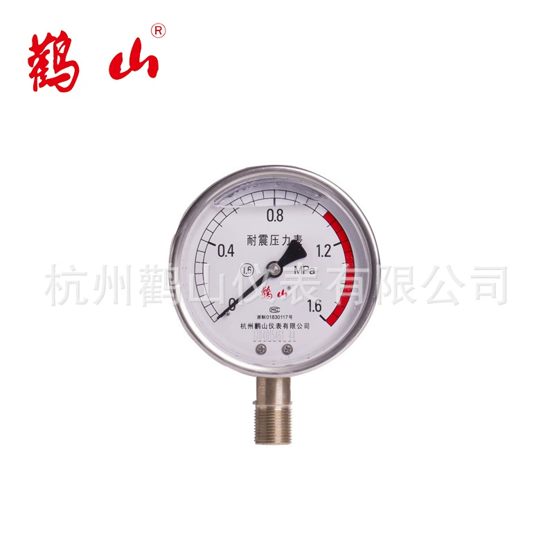 Нержавеющая сталь ударопрочный манометр YN100BF ударопрочный манометр силиконового масла манометр наполнитель 304