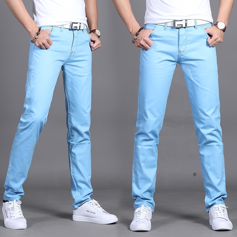 2020 pantalones casuales de otoño e invierno para hombres pantalones casuales de estilo coreano slim fit para hombres pantalones casuales rectos de cintura media para hombres pantalones de hombre al por mayor
