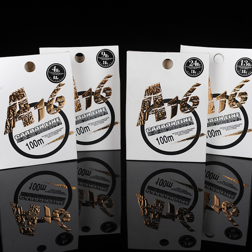 Carbon line sub-fishing line 100 meters anti-biting shadowless carbon line sea fishing front line sub-line A16 fishing line wholesale