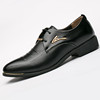 Footwear for leather shoes English style for leisure, classic suit, autumn