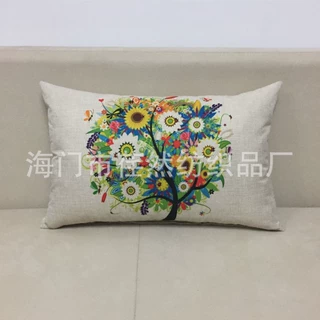 北欧风格抱枕靠垫长方形办公室护腰靠枕沙发座椅子靠背抱枕套含芯