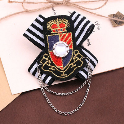 韓国版新型ファッション韓国男女学院風流蘇肩章スーツブローチバッジ勲章アクセサリー卸売り