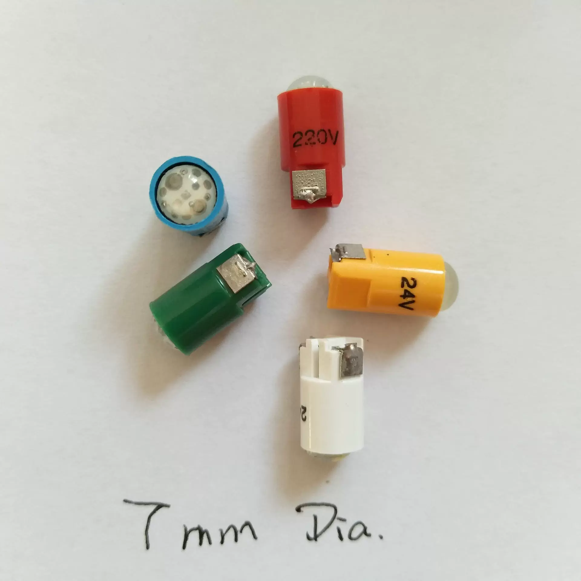 Качество экспорта 7 мм Светодиодная лампа шарик сигнальная лампа высокой яркости лампы