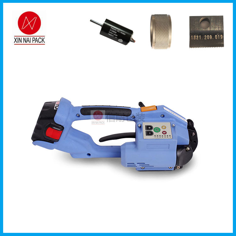 Электрический пресс-подборщик T-200, обвязочная машина для сварки трением, небольшая обвязочная машина для ПЭТ, машина для обвязки картонных коробок горячим расплавом без пряжек