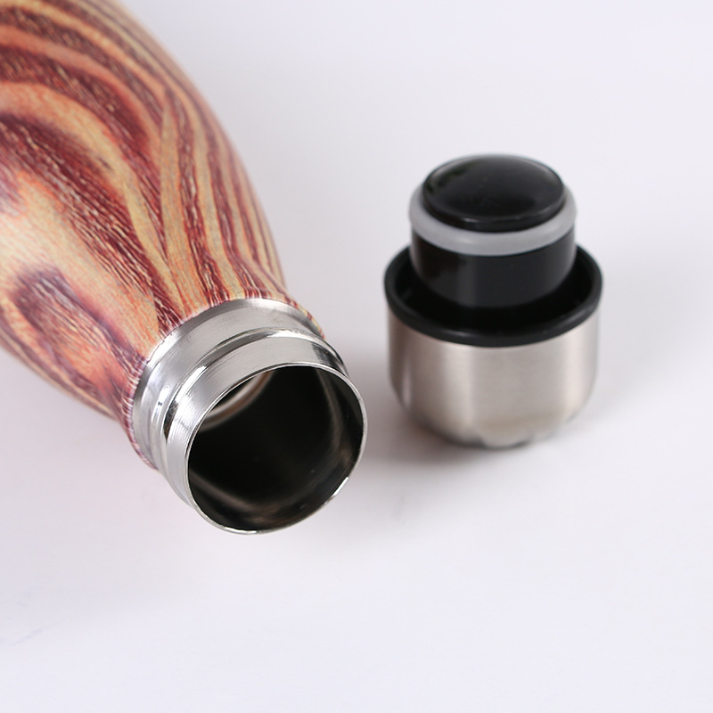 Acero inoxidable botella de coque regalo negocio ventosa portátil deportes hervidor creativo marbling taza al por mayor