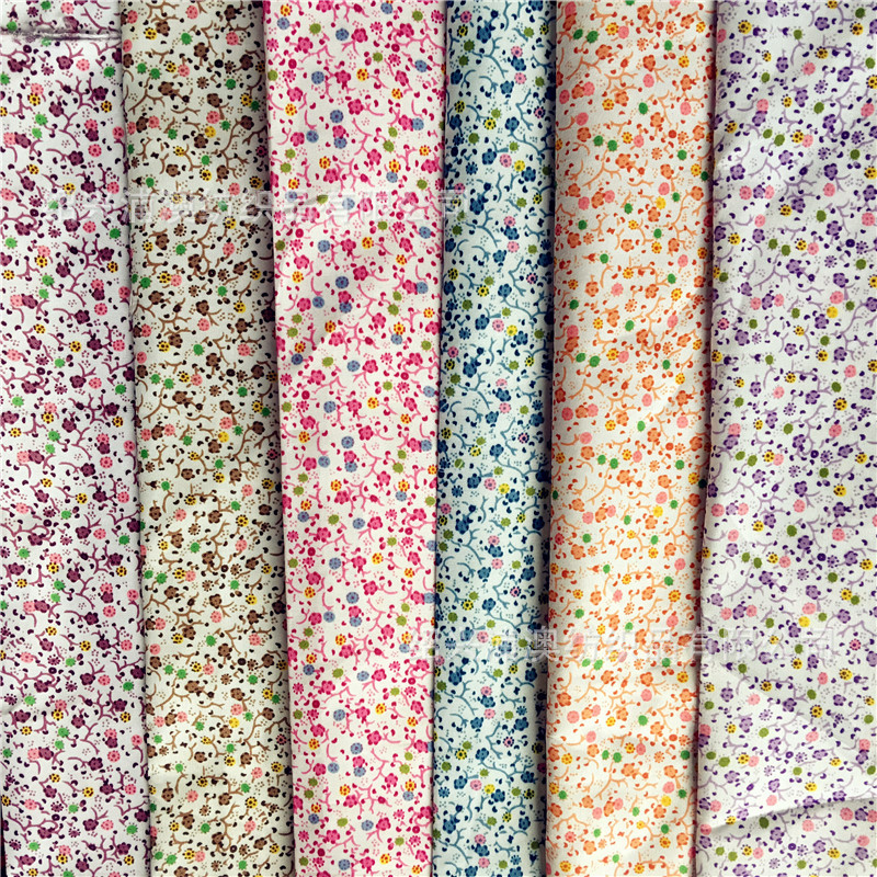 一厂家直销 可订货生产 桃皮绒印花布 全涤印花布 磨毛布 星星花