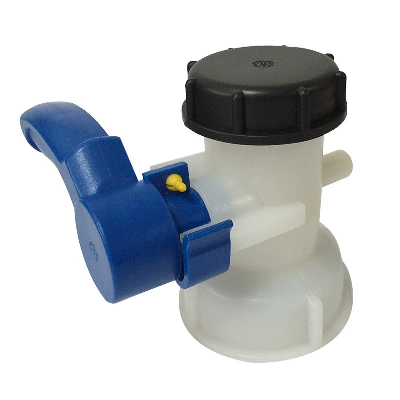 Клапан-бабочка для контейнеров IBC, коррозионностойкий, прямые продажи от производителя, пластиковый разливной клапан из полиэтилена, 2inch клапанов для бочек, антикоррозийный