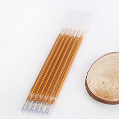 Gold Pen, Sandalwood and Brass, Copying and Gilding Special Pen, Neutral Ink Core, Retro Sandalwood, Gold Tinted Ink Core