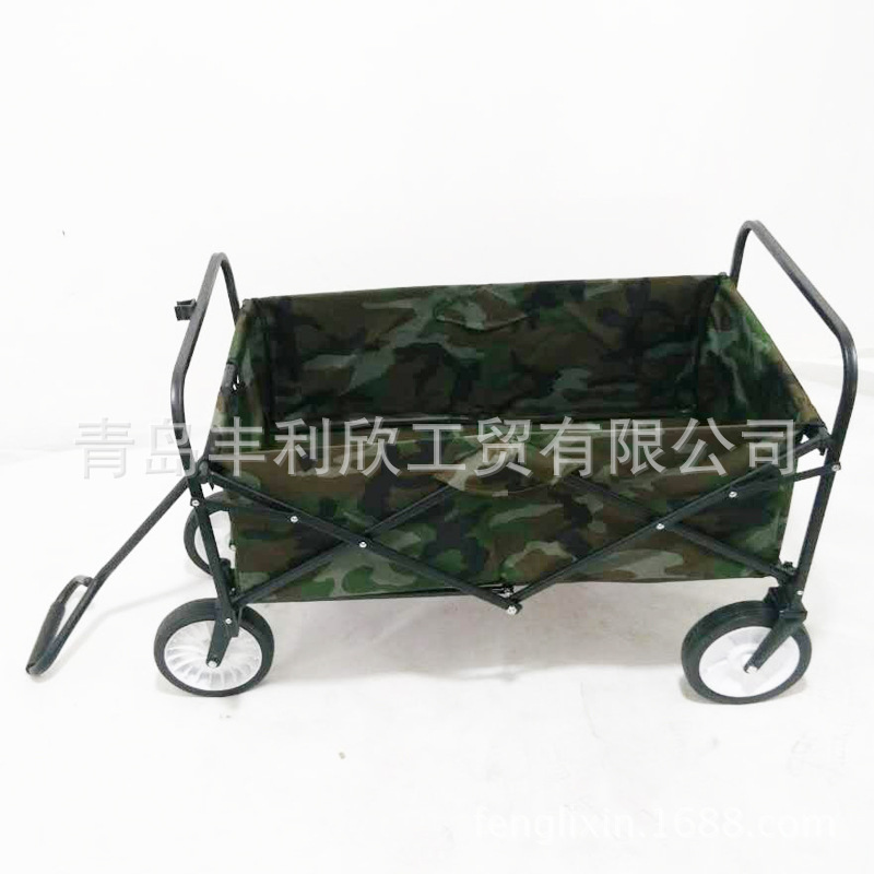 工厂自产野营钓鱼车四轮拉杆园林工具车布兜儿童花园沙滩购物车