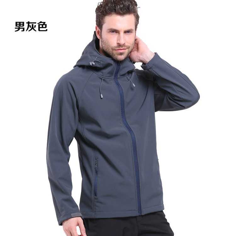 Осенне-зимняя домашняя утолщенная теплая Модная однослойная куртка на флисовой подкладке, мужская и женская мягкая оболочка, модная простая одежда для альпинизма