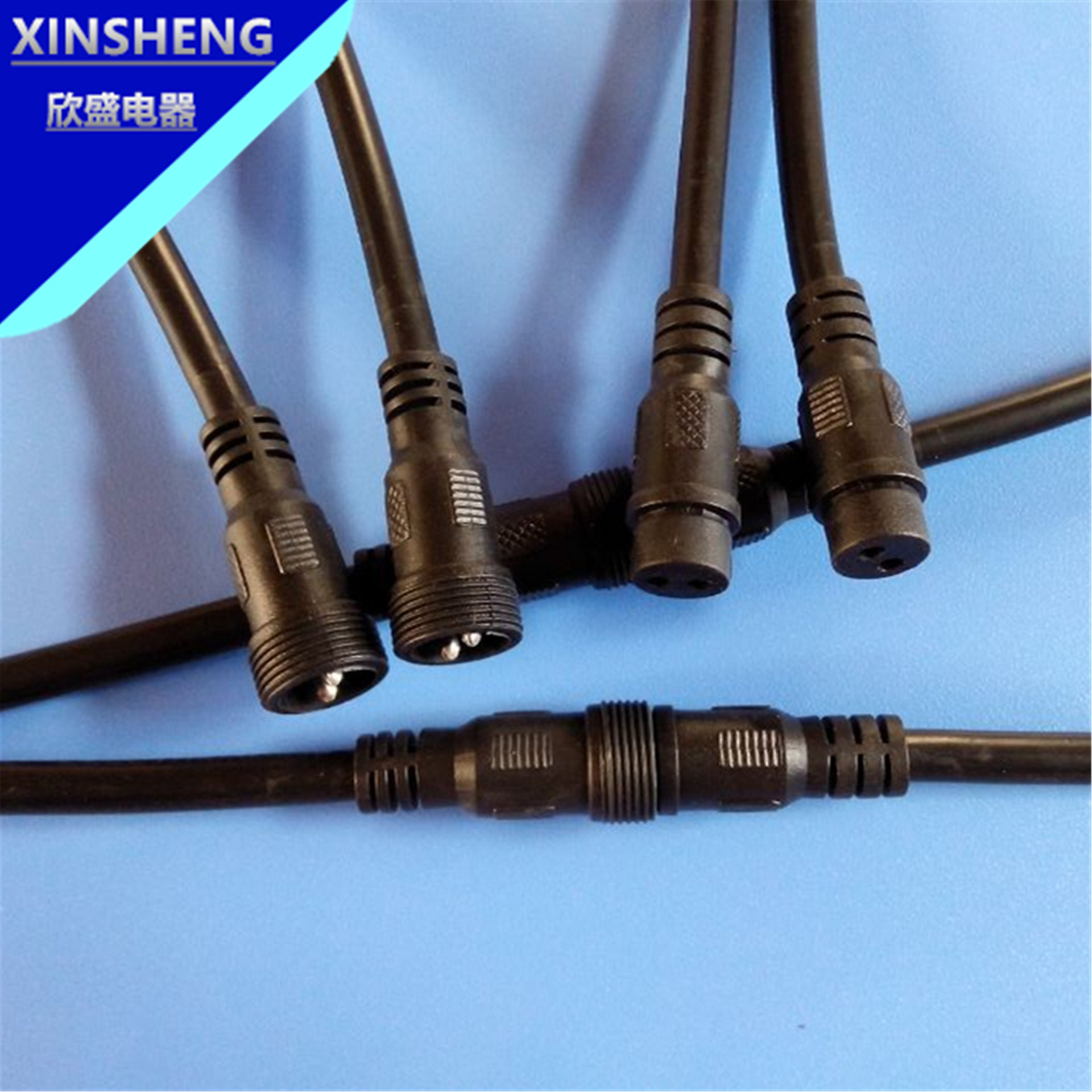 DC防水电源线防水公母线DC线防水公母防水电源线5521DC线