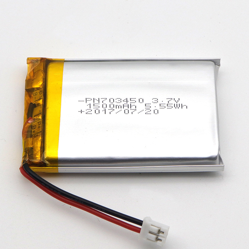 聚合物锂电池PN703450-1500mAh喷雾洗鼻器专用锂电池 熏香机电池