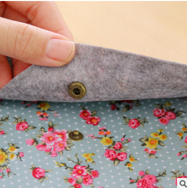 (2개) 우아한 A4 폴더 꽃 파일 가방 한국의 작은 신선한 사무용품 A4 폴더 도매