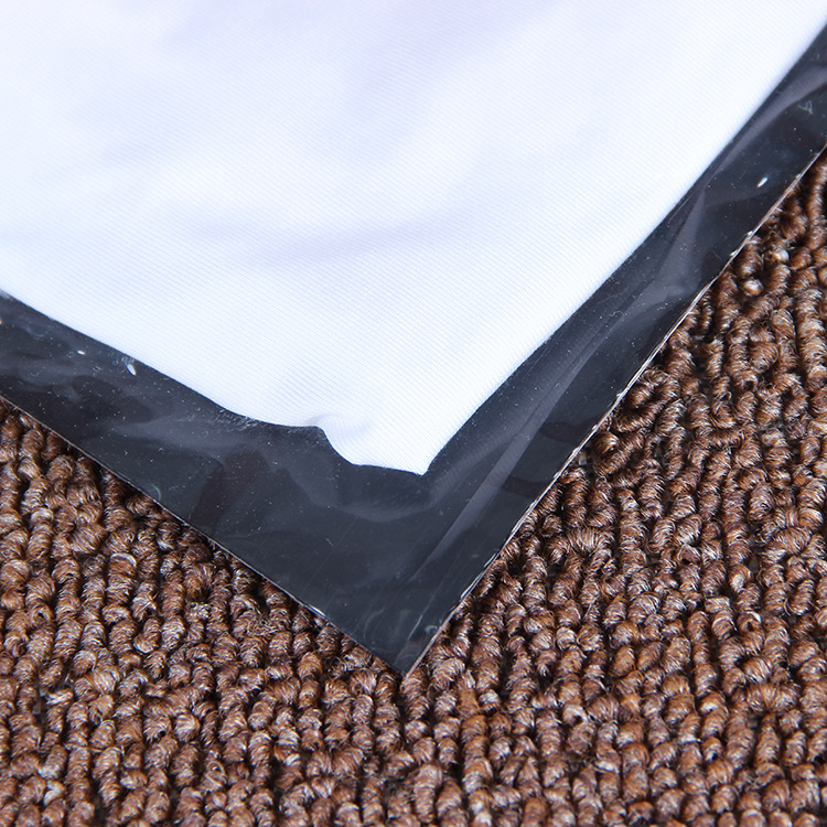 Ropa negra bolsa de cremallera pe palabras de advertencia ziplock bolsa de plástico chica Tt camiseta bolsa de embalaje esmerilado transparente en stock