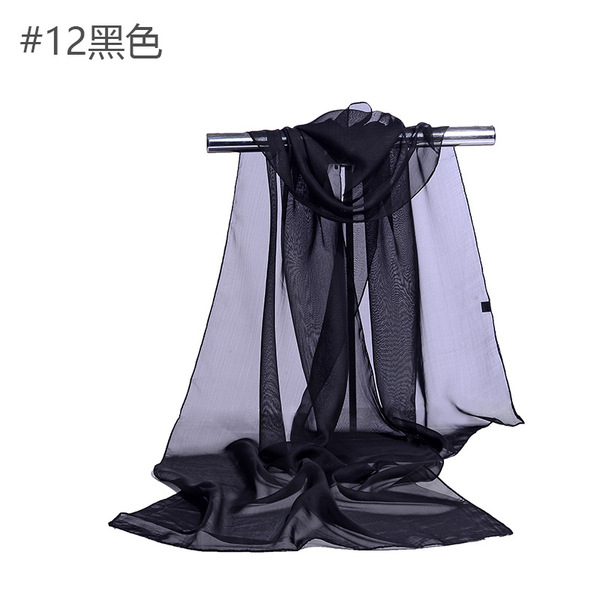 Universal shiffon summer white scarf