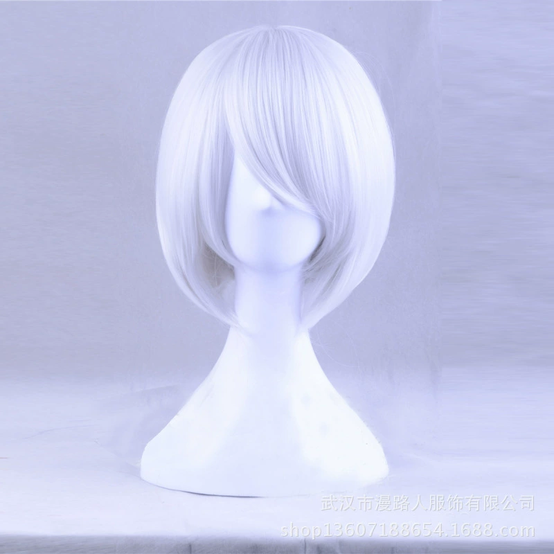 Косплей костюм 2B (NieR:Automata) женский полный набор — платье, парик, обувь и меч, размеры S–5XL