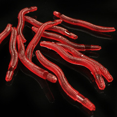 Wheeled Soft Worm Fake Earthworm Bait with Combo 3.5cm 500g 20 Yuan/Jin Fishing Tackle Wholesale