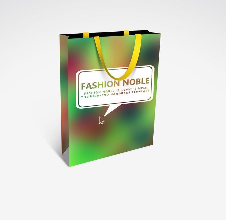 厂家批发做时尚购物手提纸袋购物纸袋制精美白卡材料纸袋加工