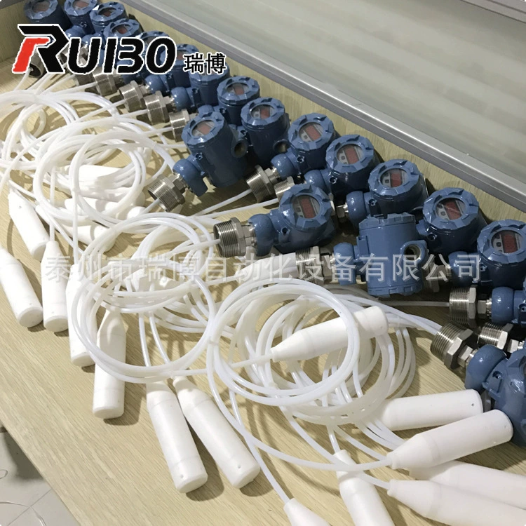 Долгосрочная поставка антикоррозийного входного датчика уровня воды в резервуаре для воды, термостойкость, стойкость к кислотам и щелочам, преобразователь уровня жидкости из ПТФЭ