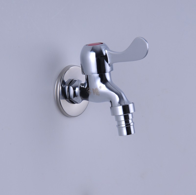 Yao Peng cobre lavadora grifo fregona piscina solo frío alargado uno en dos grifo galvanoplastia pequeño grifo