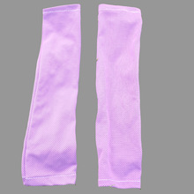 厂家做定夏季冰丝袖套户外骑行运动防晒护袖制定防紫外线冷感冰袖