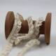 Pure cotton lace DIY handmade accessories beige elastic pleated lace