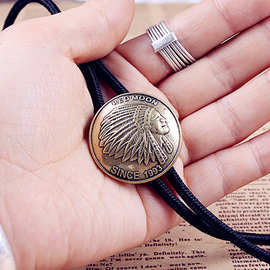 美国印第安人波洛领带 bolo tie西部牛仔衬衣配饰饰品领绳项坠