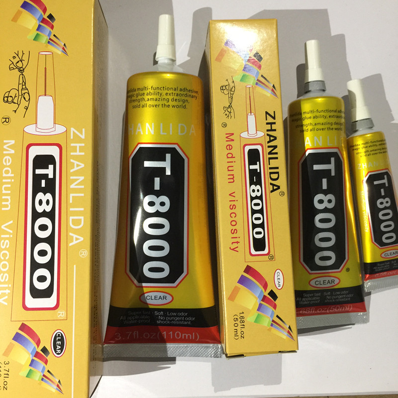 正品T8000胶水15ml 手机屏幕边框点钻贴钻修钻补钻饰品塑料胶水