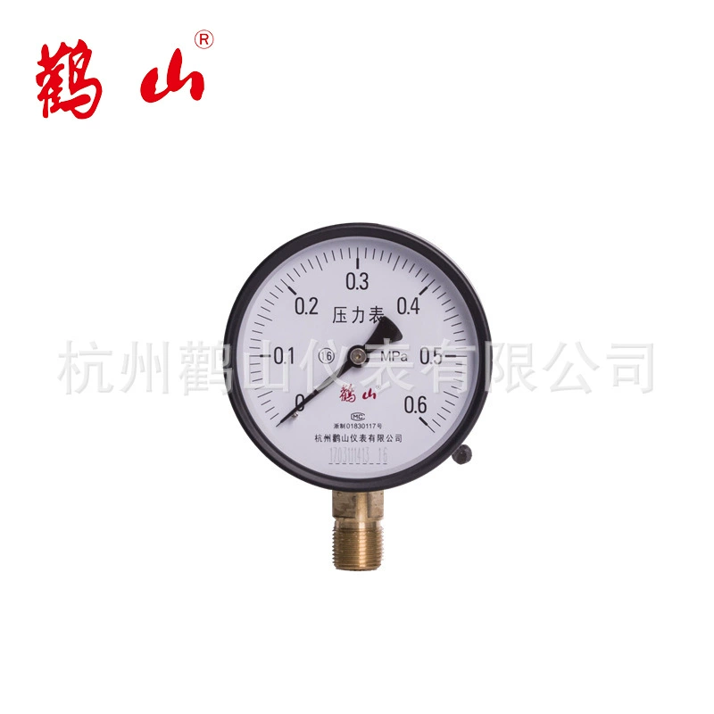 Манометр с трубкой Бурдона Y100 обычный Манометр Датчик давления воды барометр Аист Гора оптом